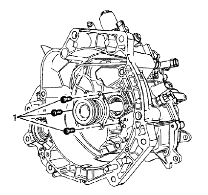 Fig. 74: Clutch Actuator Cylinder Bolts