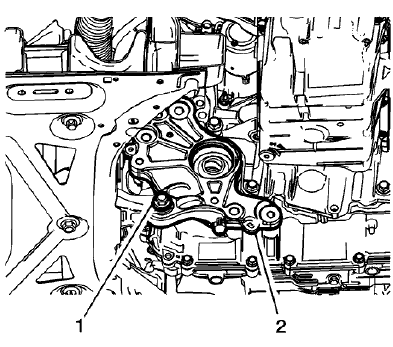 Fig. 27: Transmission Bracket And Through Bolt