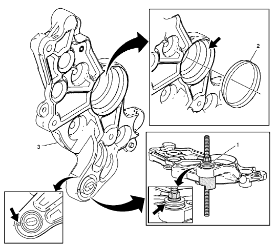 Fig. 70: Transfer Case Adapter (M7Y, MZ4)