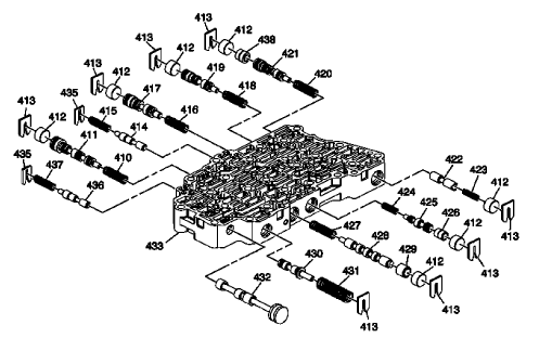 Fig. 16: Control Valve Body Assembly -- Gen 2 (2 Of 2)