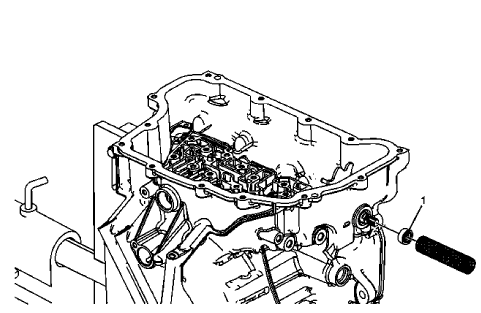 Fig. 21: Identifying Manual Shift Shaft Seal
