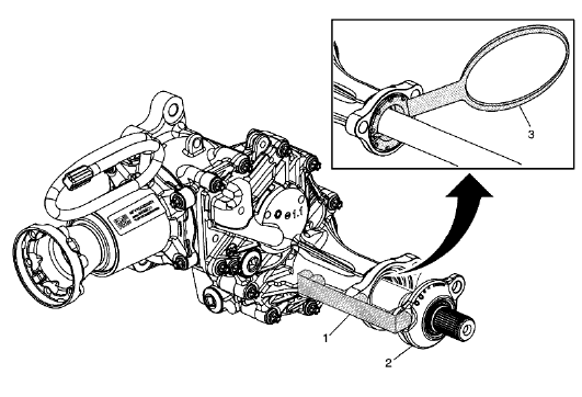 Fig. 77: Transfer Case Service Assembly