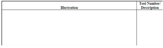 SPECIAL TOOLS AND EQUIPMENT