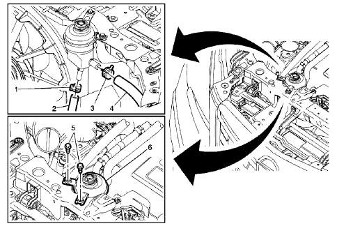 Fig. 8: Power Steering Fluid Reservoir