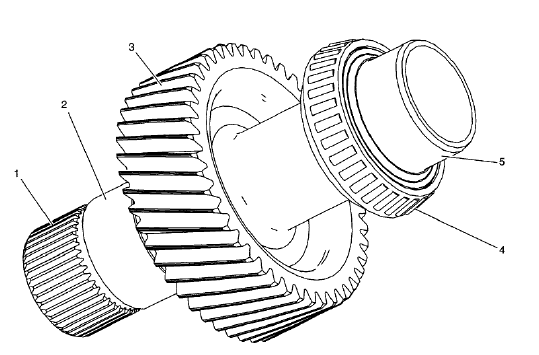 Fig. 55: Input Shaft Inspection Points
