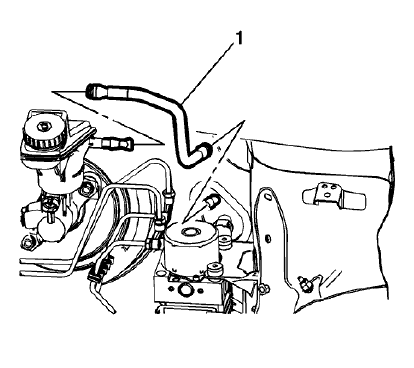 Fig. 2: Clutch Master Cylinder Reservoir Hose