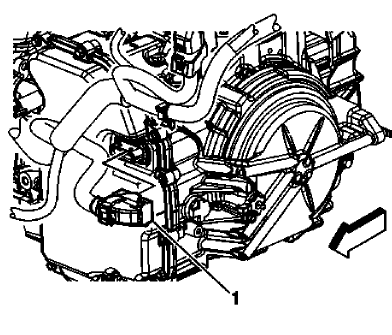 Fig. 76: Identifying Control Valve Body Transmission Control Module (TCM) Electrical Connector