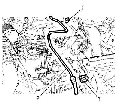 Fig. 15: Clutch Actuator Cylinder Front Pipe