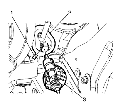 Fig. 17: Clutch Actuator Cylinder Front Pipe