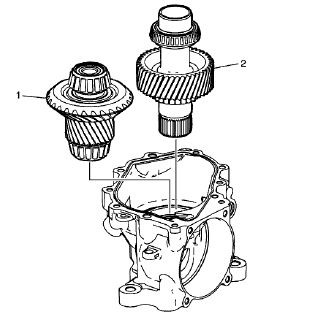 Fig. 50: Idler Shaft and Input Shaft
