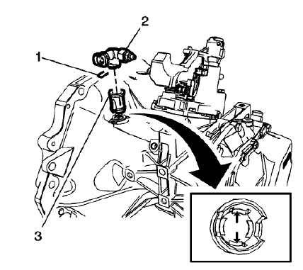 Fig. 23: Actuator Cylinder Pipe Connector Elbow And Clip