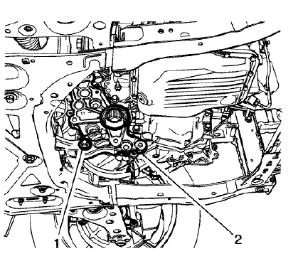 Fig. 58: Transmission Bracket
