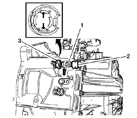Fig. 29: Clutch Actuator Cylinder Pipe Connector Elbow, Clip And Fastening Sleeve