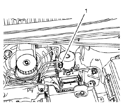 Fig. 72: Master Cylinder Secondary Brake Pipe Fitting