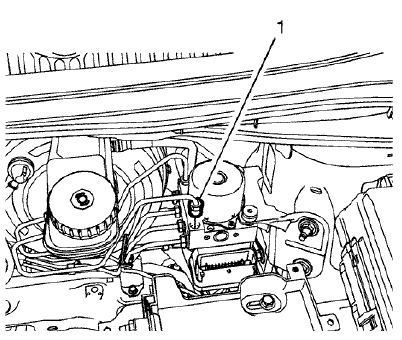 Fig. 73: Master Cylinder Secondary Brake Pipe Fitting