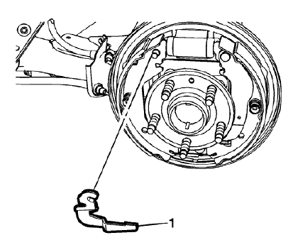Fig. 21: Brake Shoe Adjuster Actuator Lever
