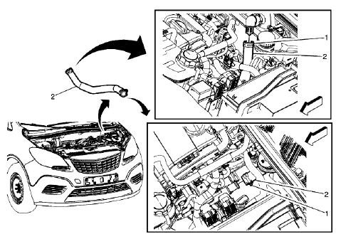 Fig. 55: Heater Inlet Hose (2H0)