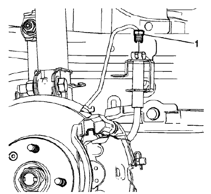 Fig. 84: Front Brake Pipe Fitting