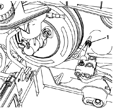 Fig. 56: Master Cylinder Left Rear Brake Pipe Fitting
