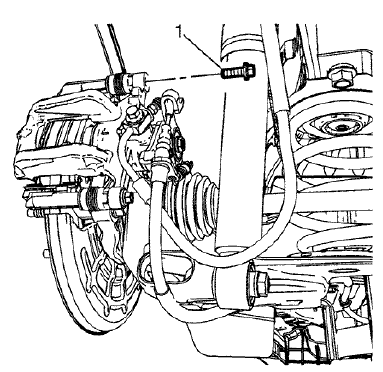 Fig. 23: Caliper Guide Pin Bolts
