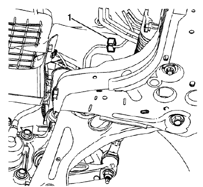 Fig. 86: BPMV Front Pipe Clip