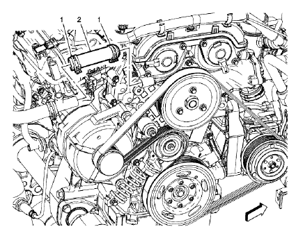 Fig. 57: Heater Outlet Hose