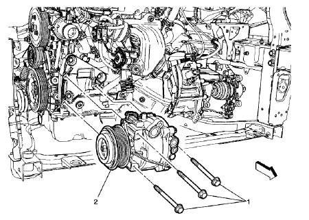 Fig. 3: Air Conditioning Compressor (LUJ, LUV)