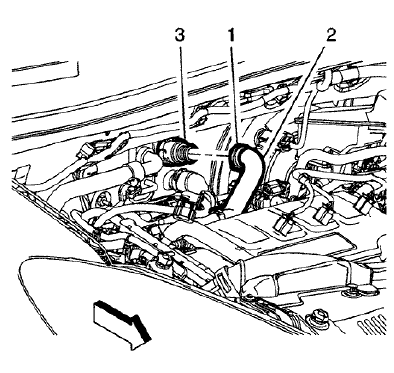 Fig. 60: Heater Outlet Hose