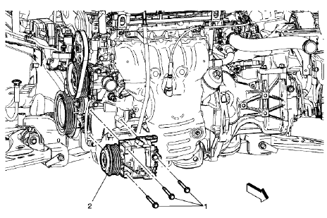 Fig. 4: Air Conditioning Compressor (2H0)