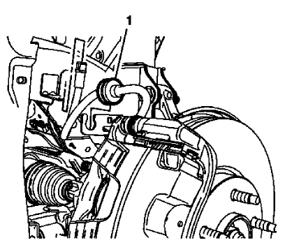 Fig. 100: Brake Hose Grommet