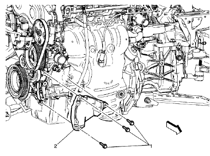 Fig. 10: Air Conditioning Compressor Bracket