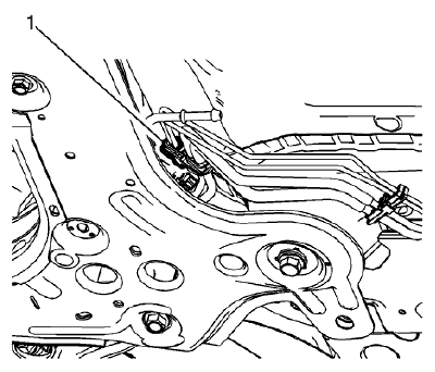 Fig. 108: Rear Intermediate Pipe And Retaining Clip