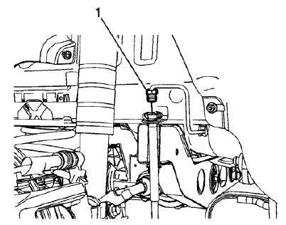 Fig. 164: Left Rear Intermediate Pipe Fitting