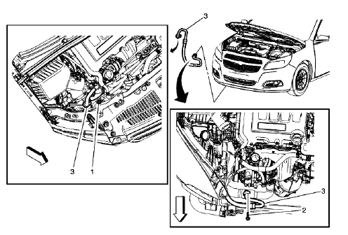 Fig. 14: Air Conditioning Compressor Hose