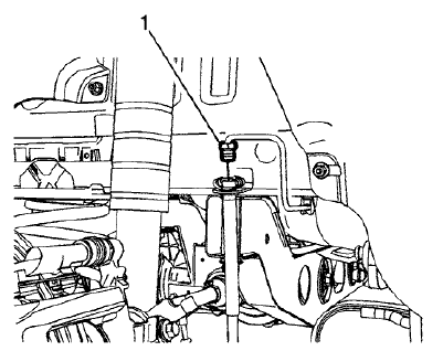 Fig. 116: Left Rear Intermediate Pipe Fitting
