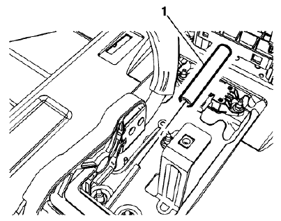 Fig. 19: Front Cable Tube Spacer