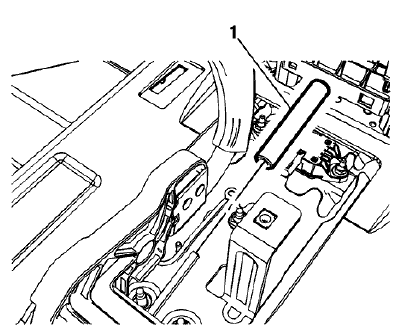 Fig. 22: Front Cable Tube Spacer