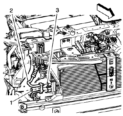 Fig. 25: Condenser Hose Assembly And Sealing Washers