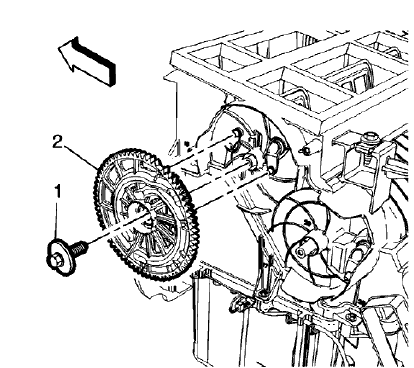 Fig. 13: Mode Cam Screw And Mode Cam