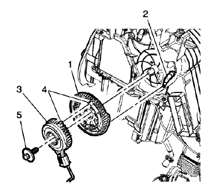 Fig. 15: Heater Cam, Heater Valve Lever Pin And Mode Control Cable End