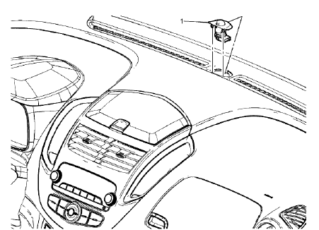 Fig. 19: Sun Load Temperature Sensor Bezel