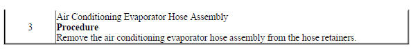 Air Conditioning Evaporator Hose Assembly Replacement (LUJ, LUV)