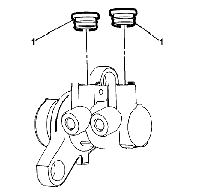 Fig. 12: Master Cylinder Reservoir Seals