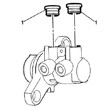 Fig. 13: Master Cylinder Reservoir Seals