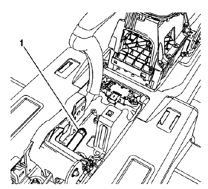 Fig. 43: Front Cable Threaded Rod Nut