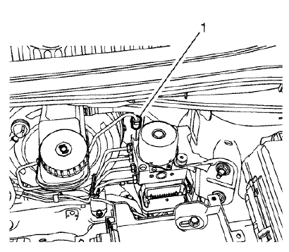 Fig. 69: Master Cylinder Primary Brake Pipe Fitting