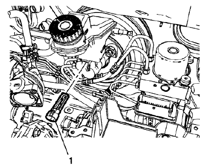 Fig. 27: Brake Fluid Level Indicator Switch