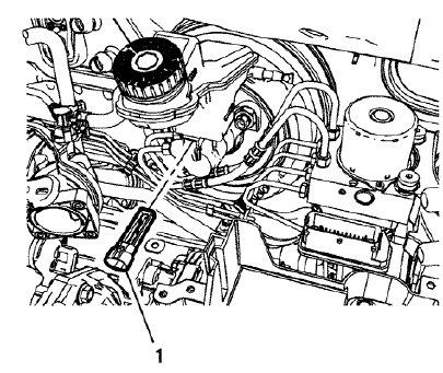 Fig. 28: Brake Fluid Level Indicator Switch