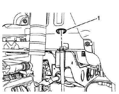 Fig. 157: Brake Hose Retainer