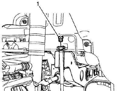 Fig. 158: Left Rear Intermediate Pipe Fitting